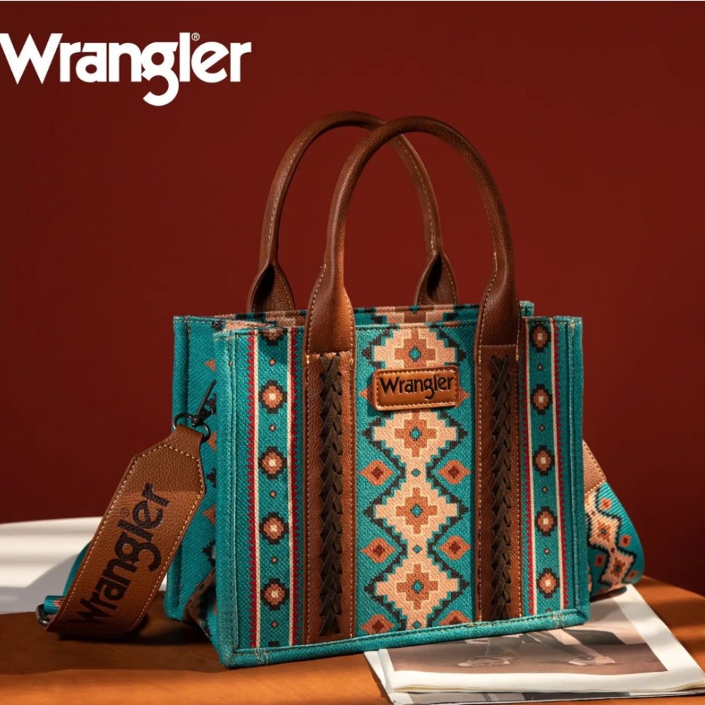 Wrangler Aztec Patterned Tote - Picture 3 of 11